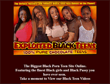 Tablet Screenshot of exploitedblackteens.com